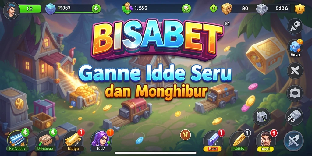 Tangkapan layar gameplay BISABET menampilkan pengalaman Idle yang seru.