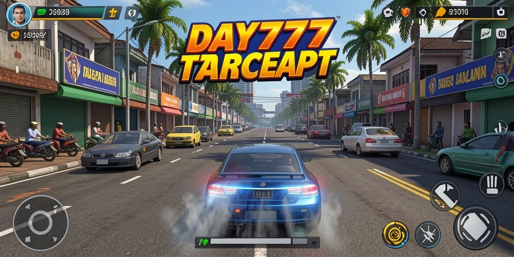 Screenshot utama GAMEPLAY balapan yang mendebarkan di DAY777.