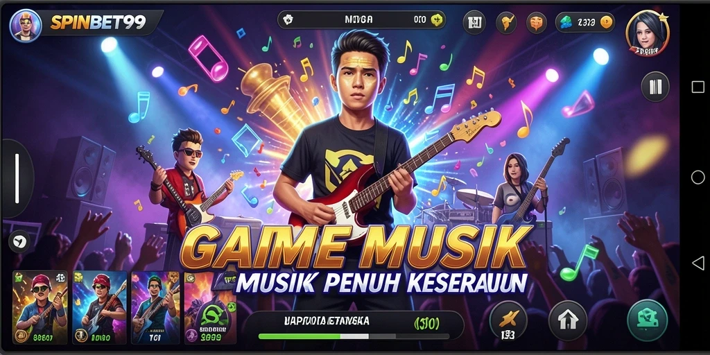 Tampilan gameplay SPINBET99 yang penuh warna dan menarik.